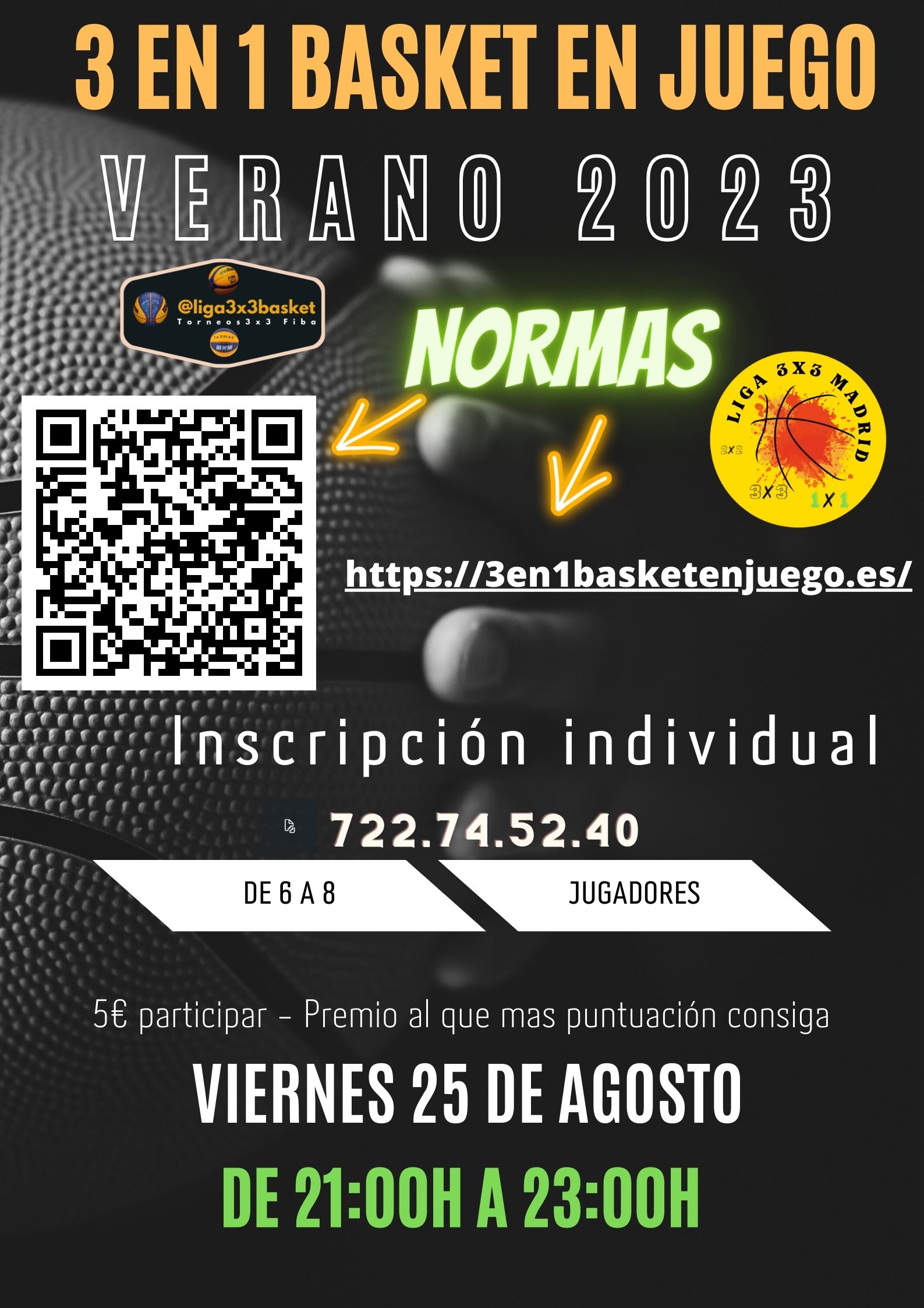 Torneo 3 en 1 Basket en juego (2x1x3) Viernes 25 de Agosto post thumbnail image